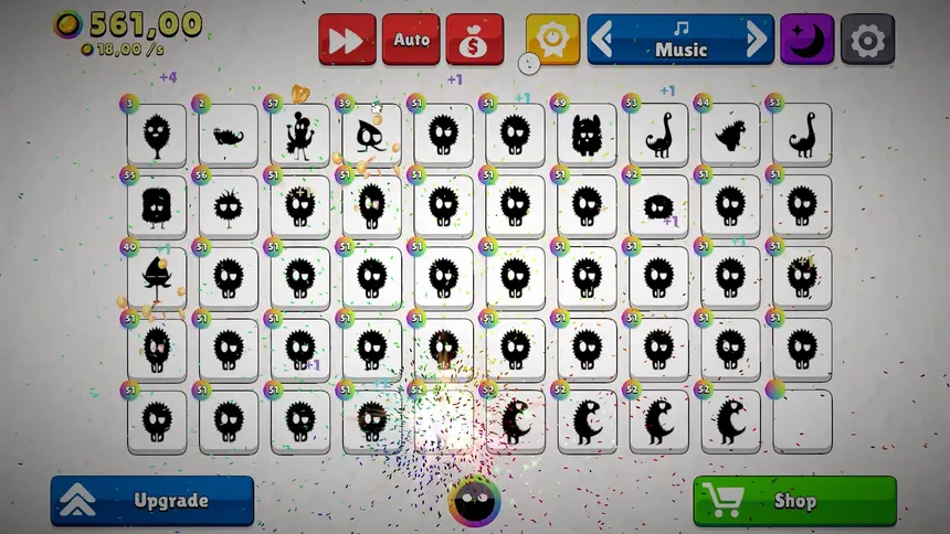 Скриншот 1 к игре Doodle Harmony Idle Merge