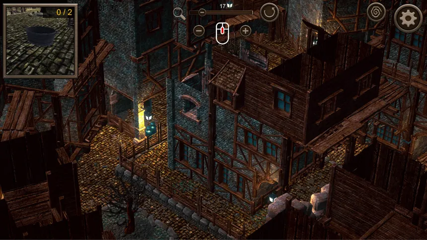 Скриншот 2 к игре Hidden Haunted Town Top-Down 3D