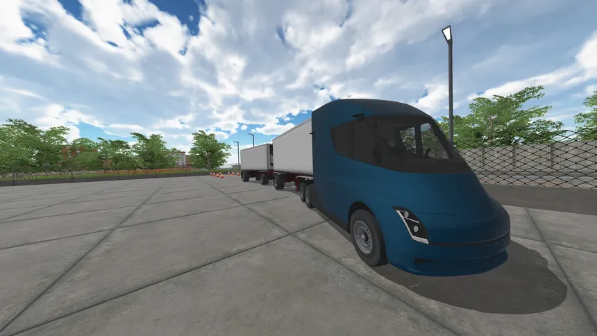 Скриншот 5 к игре Truck Parking Simulator VR
