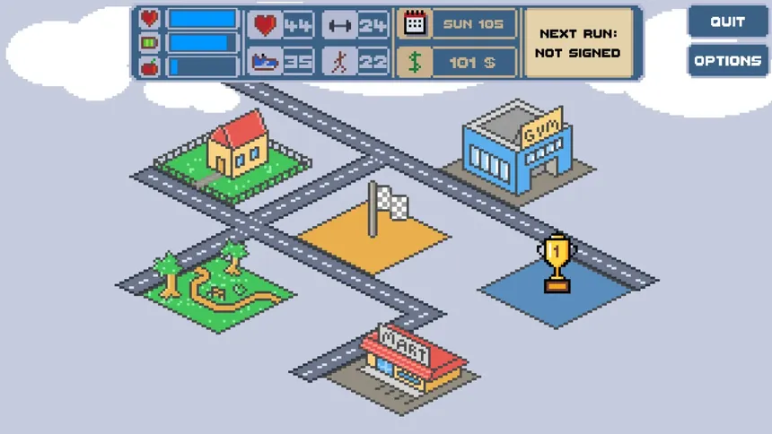 Скриншот 2 к игре Sprint Star - A Running Manager