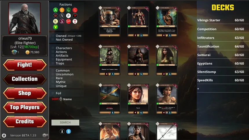 Скриншот 4 к игре For the Glory of Gods TCG