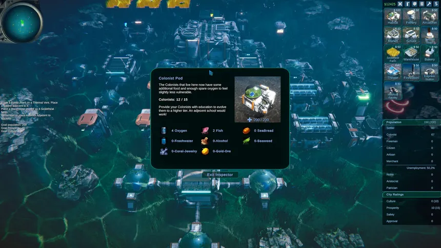 Скриншот 1 к игре Seabed Settlers