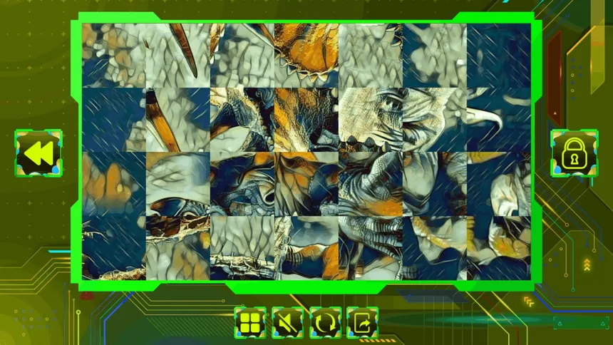 Скриншот 1 к игре Twizzle Puzzle: Dinosaurs