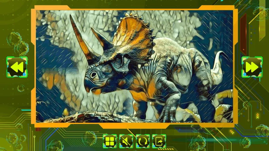 Скриншот 2 к игре Twizzle Puzzle: Dinosaurs