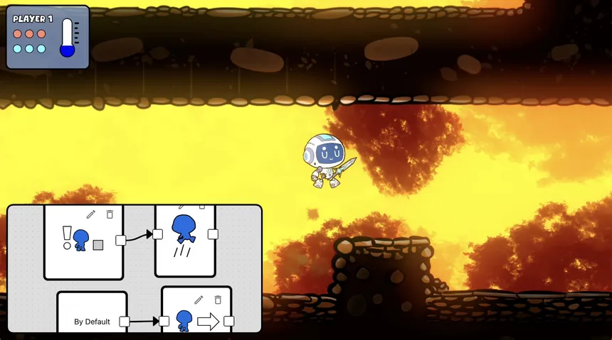 Скриншот 1 к игре Pocket Robots