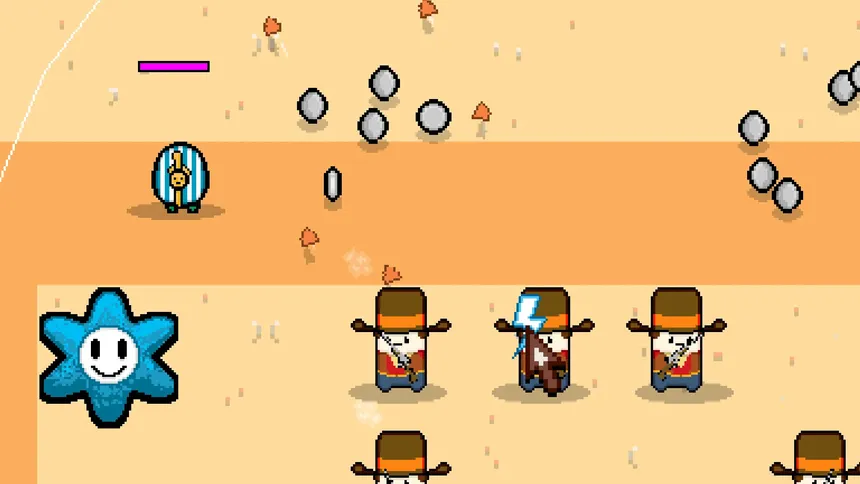 Скриншот 1 к игре Cowboys vs Monsters