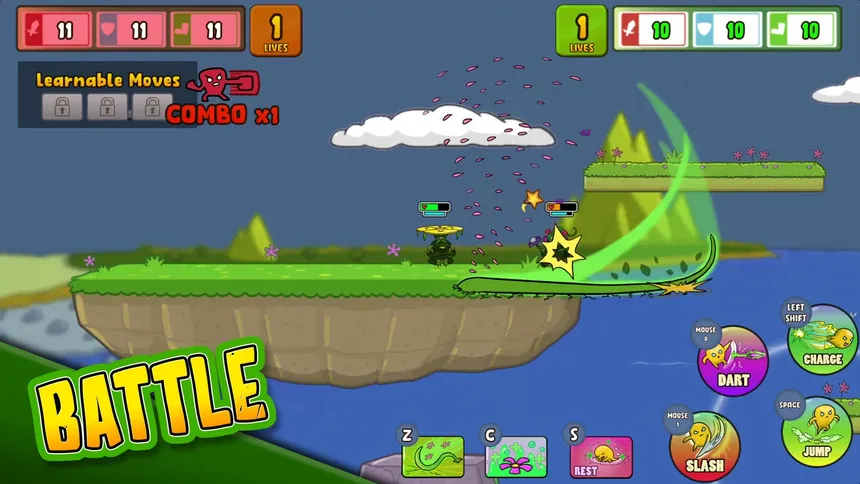 Скриншот 1 к игре Fracctal Monsters