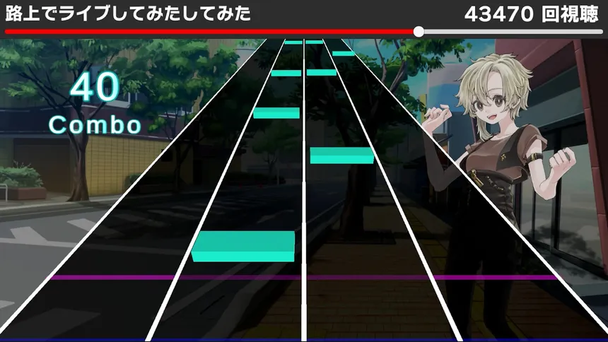 Скриншот 5 к игре 動画で聞くあの曲でリズムゲーム