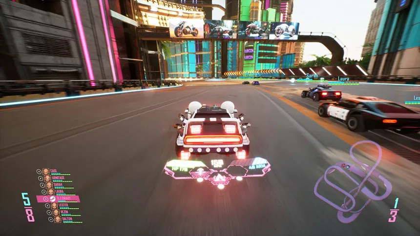 Скриншот 1 к игре Cyber Clutch: Hot Import Nights