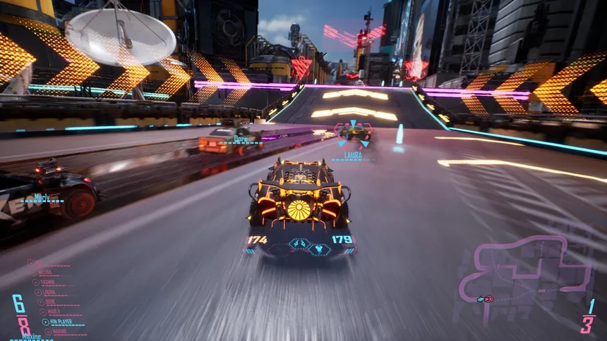 Скриншот 2 к игре Cyber Clutch: Hot Import Nights