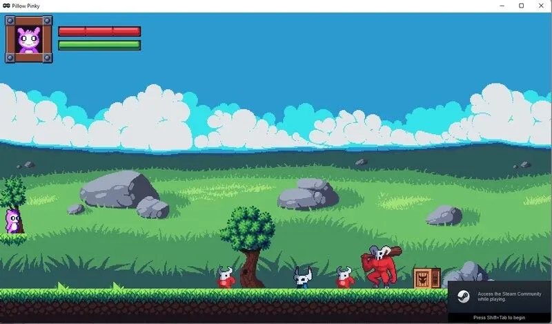 Скриншот 1 к игре Pillow Pinky