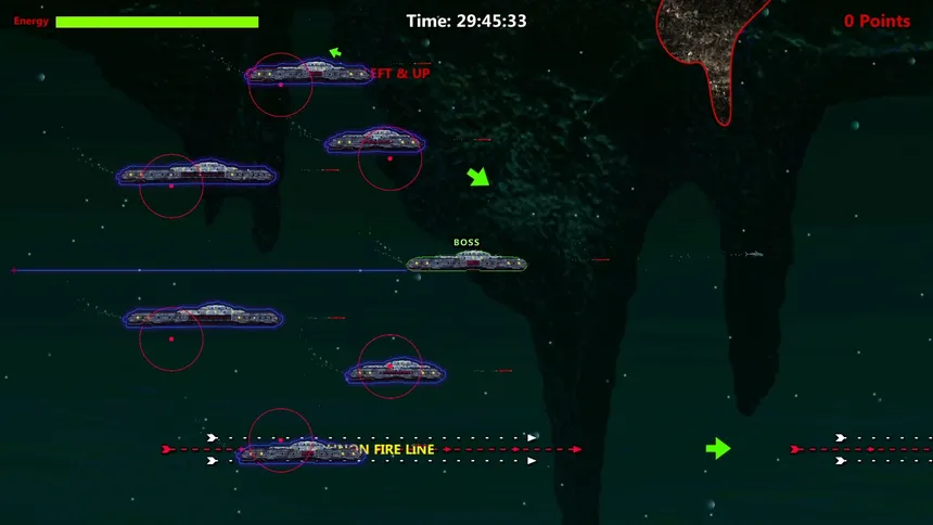 Скриншот 2 к игре SUBMARINES 2D