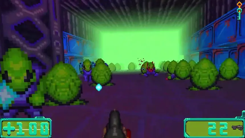 Скриншот 2 к игре DOSMan: Space Aliens in Space!