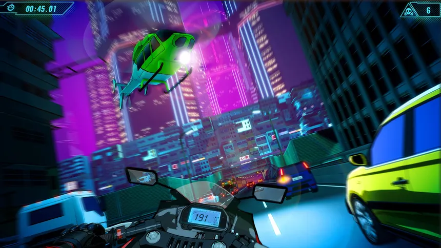 Скриншот 6 к игре Moto Rush Reborn