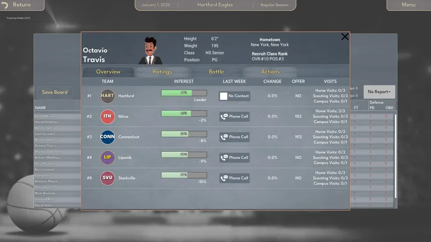 Скриншот 7 к игре College Basketball Manager
