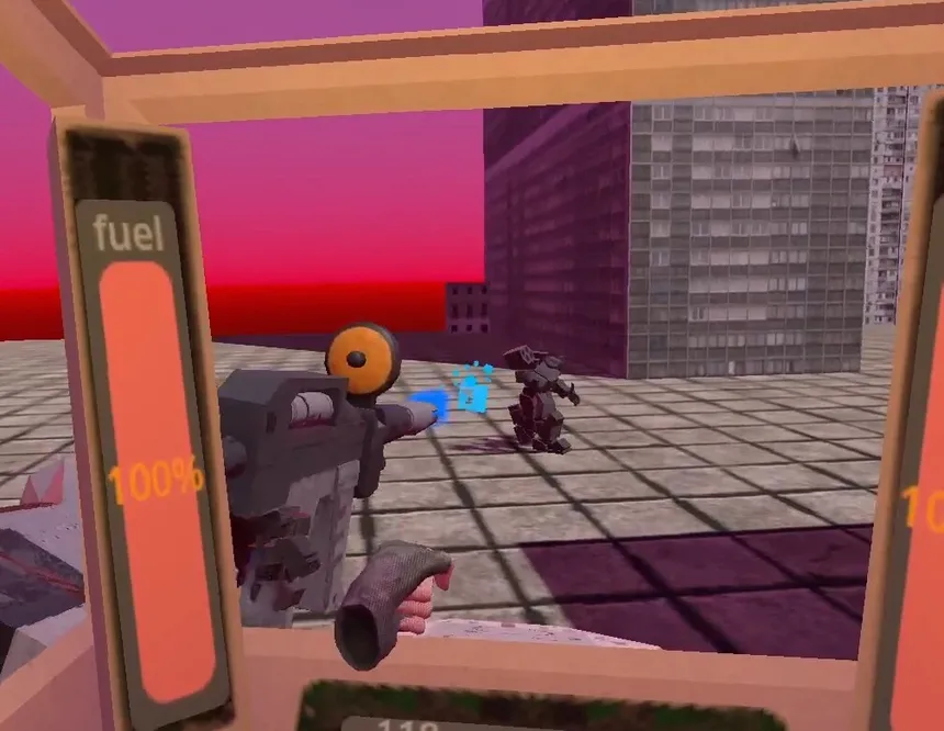 Скриншот 2 к игре Synthetics : Mecha VR