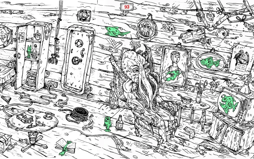 Скриншот 1 к игре 100 hidden Cthulhu fish