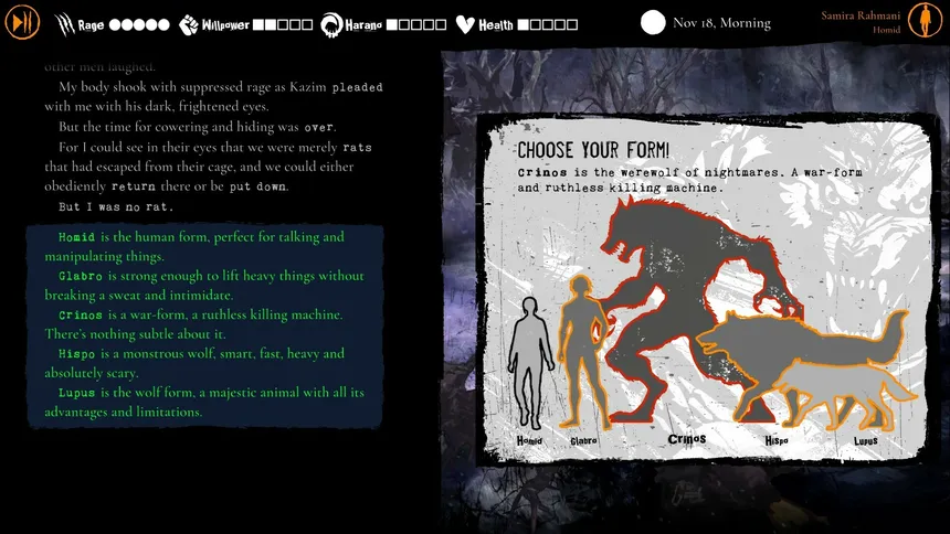 Скриншот 2 к игре Werewolf: The Apocalypse — Purgatory