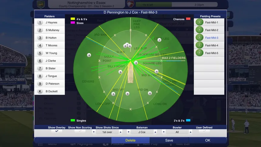Скриншот 6 к игре Cricket Captain 2024