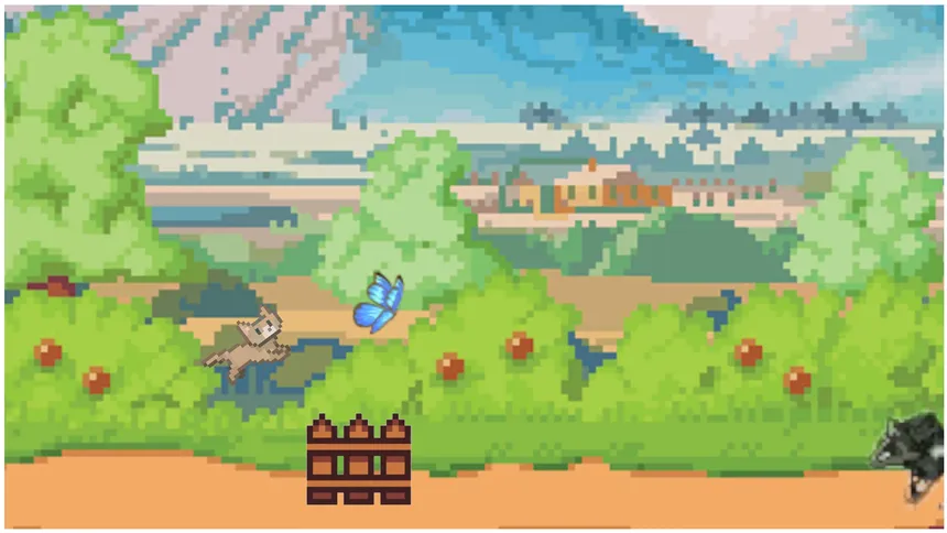 Скриншот 2 к игре Cat & Butterfly
