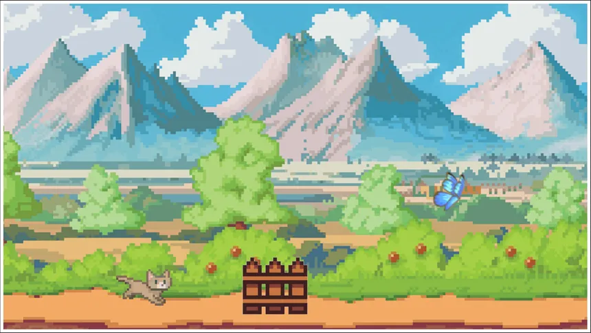 Скриншот 4 к игре Cat & Butterfly