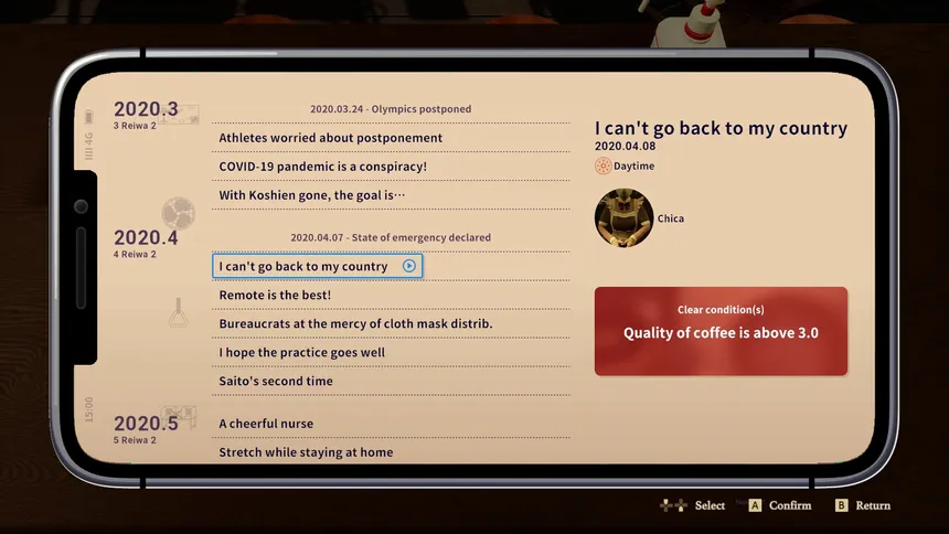 Скриншот 3 к игре Tokyo Coffee: Grinding in the Pandemic