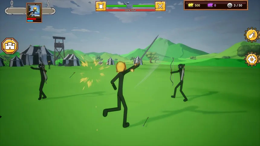 Скриншот 1 к игре Stick Infinite Kingdom