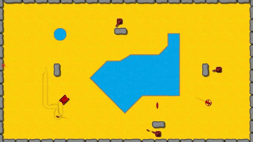 Скриншот 1 к игре Rogue Tanks