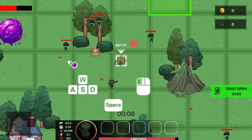 Скриншот 1 к игре AutoBulletSurvivor