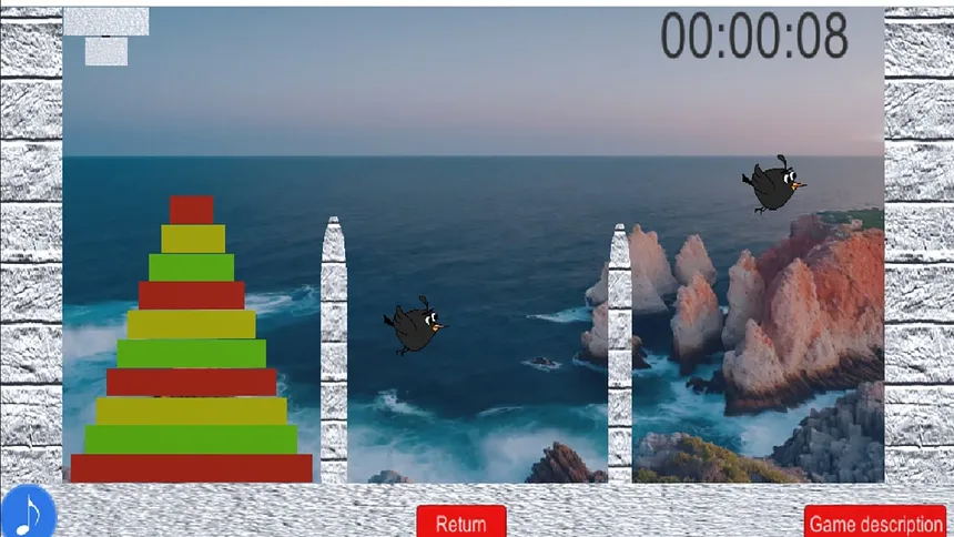 Скриншот 6 к игре Tower of hanoi