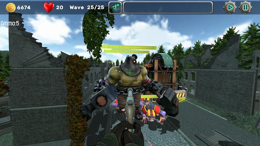 Скриншот 3 к игре Z-APE: Tower Defense