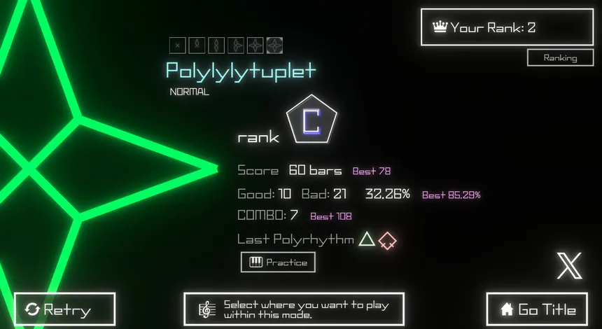 Скриншот 5 к игре Polylylyrhythm