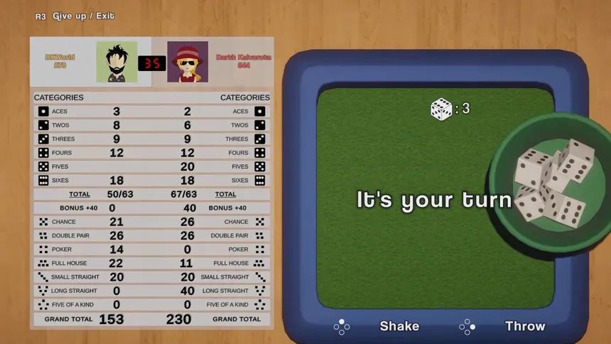 Скриншот 4 к игре Sequence: The Ranked Poker Dice Game