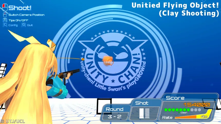 Скриншот 1 к игре Unity-chan the SharpShooter!