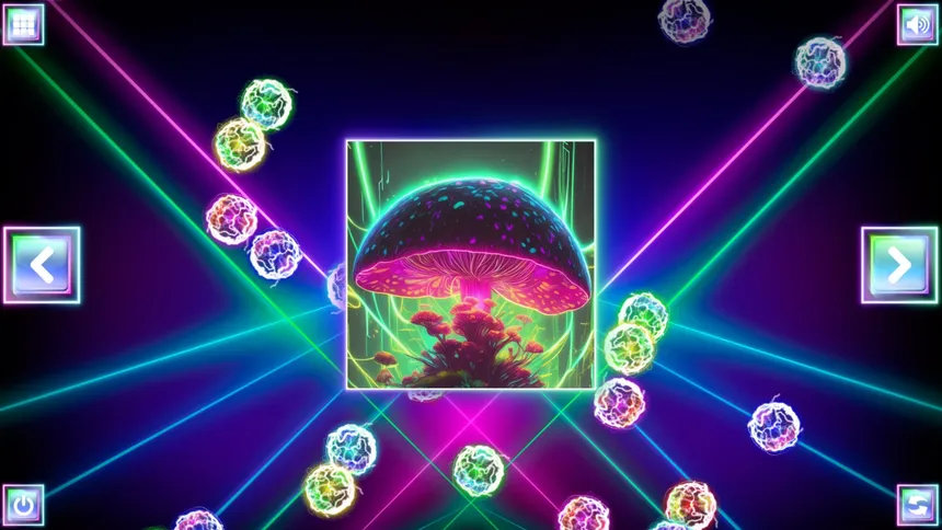 Скриншот 4 к игре Neon Fantasy: Mushrooms