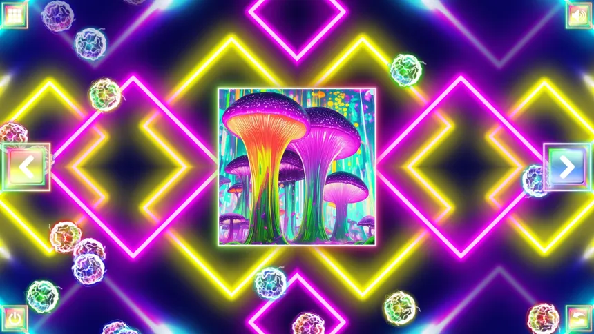 Скриншот 8 к игре Neon Fantasy: Mushrooms