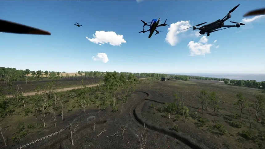Скриншот 2 к игре Ukrainian Fight Drone Simulator (UFDS) - FPV drone simulator