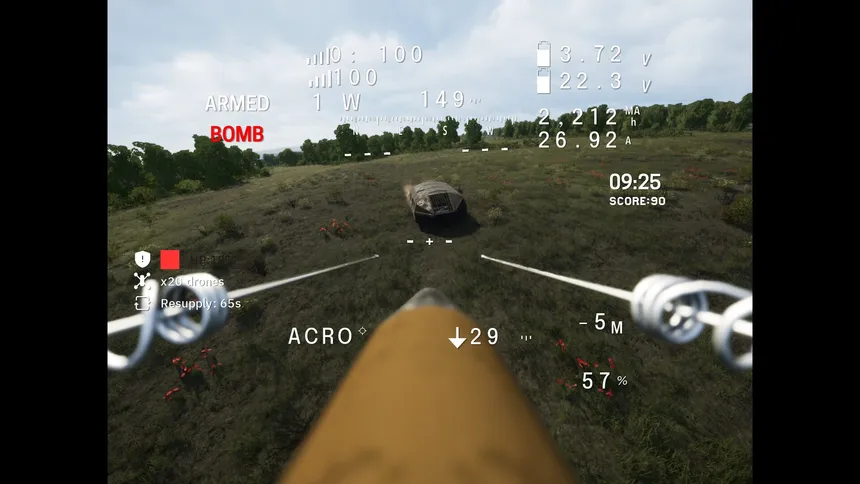 Скриншот 4 к игре Ukrainian Fight Drone Simulator (UFDS) - FPV drone simulator