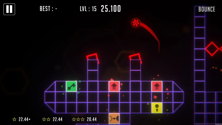 Скриншот 1 к игре Neon Puzzle Ball