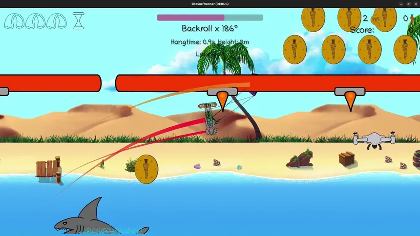 Скриншот 2 к игре Kitesurf Runner