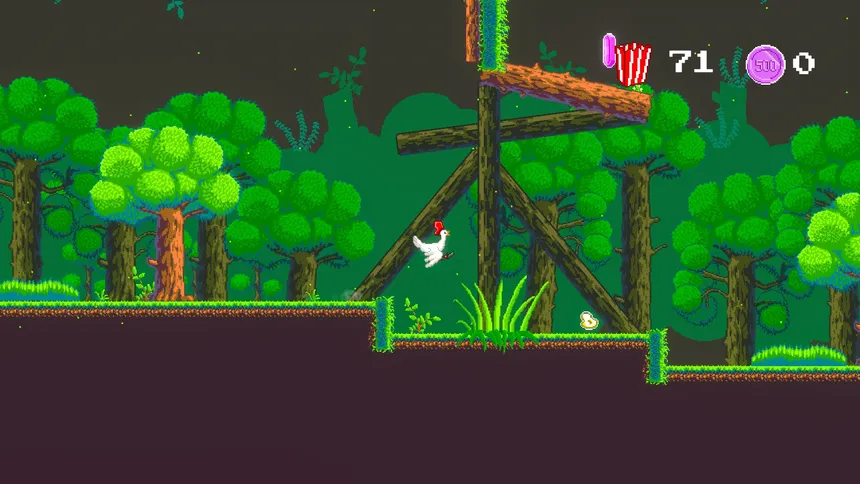 Скриншот 1 к игре Chicken with Robot Legs
