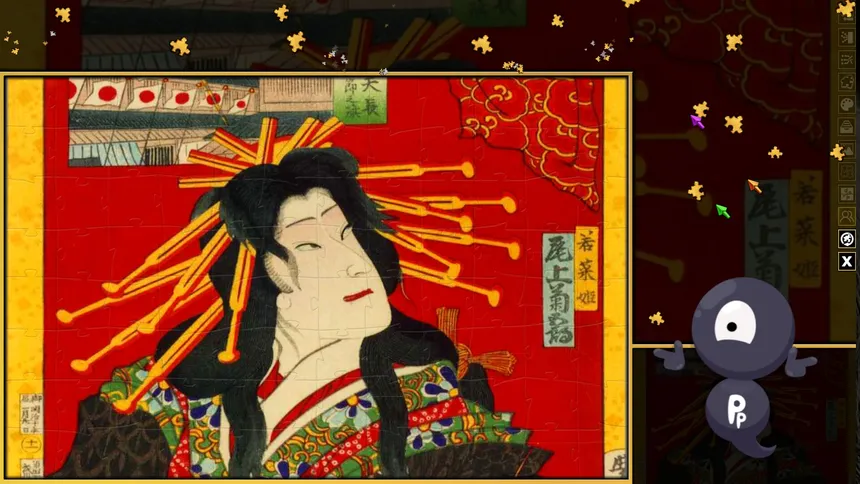 Скриншот 4 к игре Pixel Puzzles 3: Ukiyo-e Jigsaws