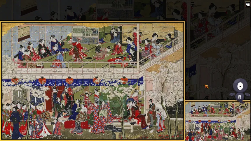 Скриншот 8 к игре Pixel Puzzles 3: Ukiyo-e Jigsaws