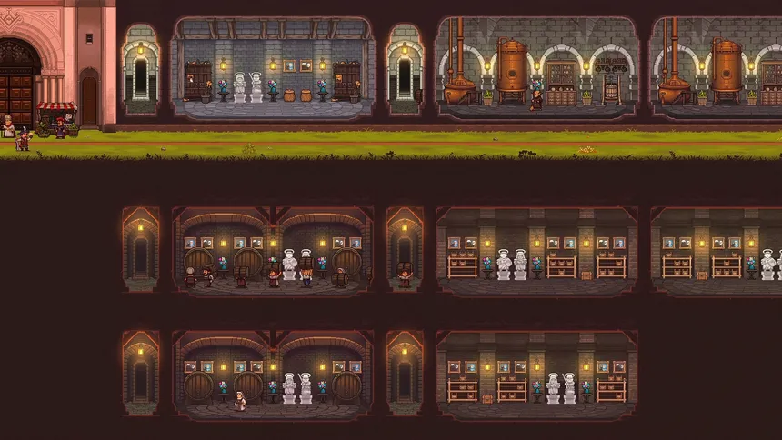 Скриншот 4 к игре Ale Abbey - Monastery Brewery Tycoon