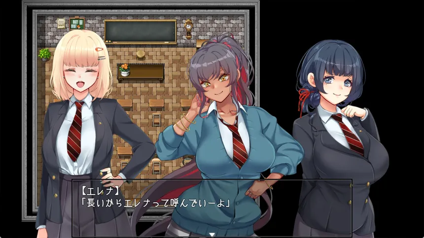 Скриншот 1 к игре Amelie falls over and over again ~ An endless week in Magic Academy