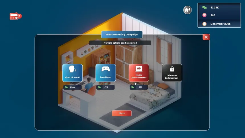 Скриншот 7 к игре Game Builder Tycoon - Prologue