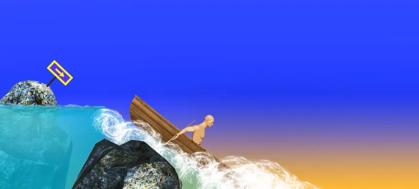Скриншот 2 к игре Let me Paddle : Hardest Boat Paddling Game