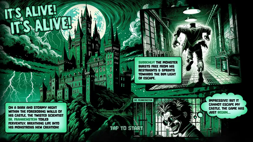 Скриншот 1 к игре Escape From Castle Frankenstein
