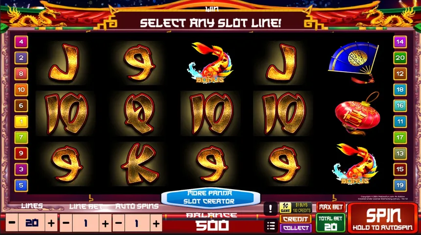 Скриншот 3 к игре More Panda - Slot Creator