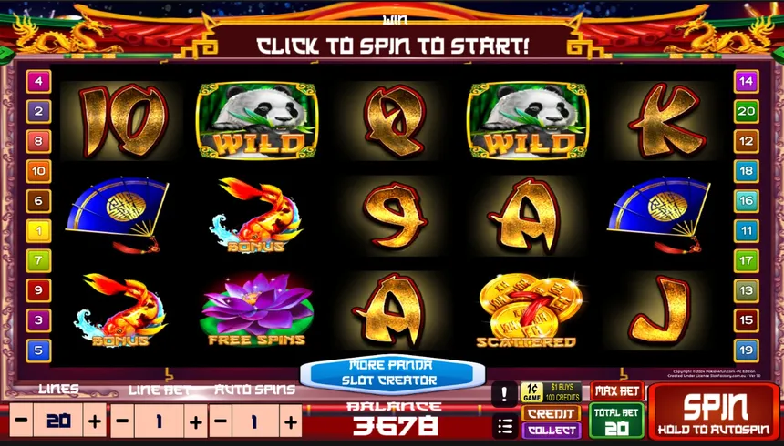 Скриншот 5 к игре More Panda - Slot Creator